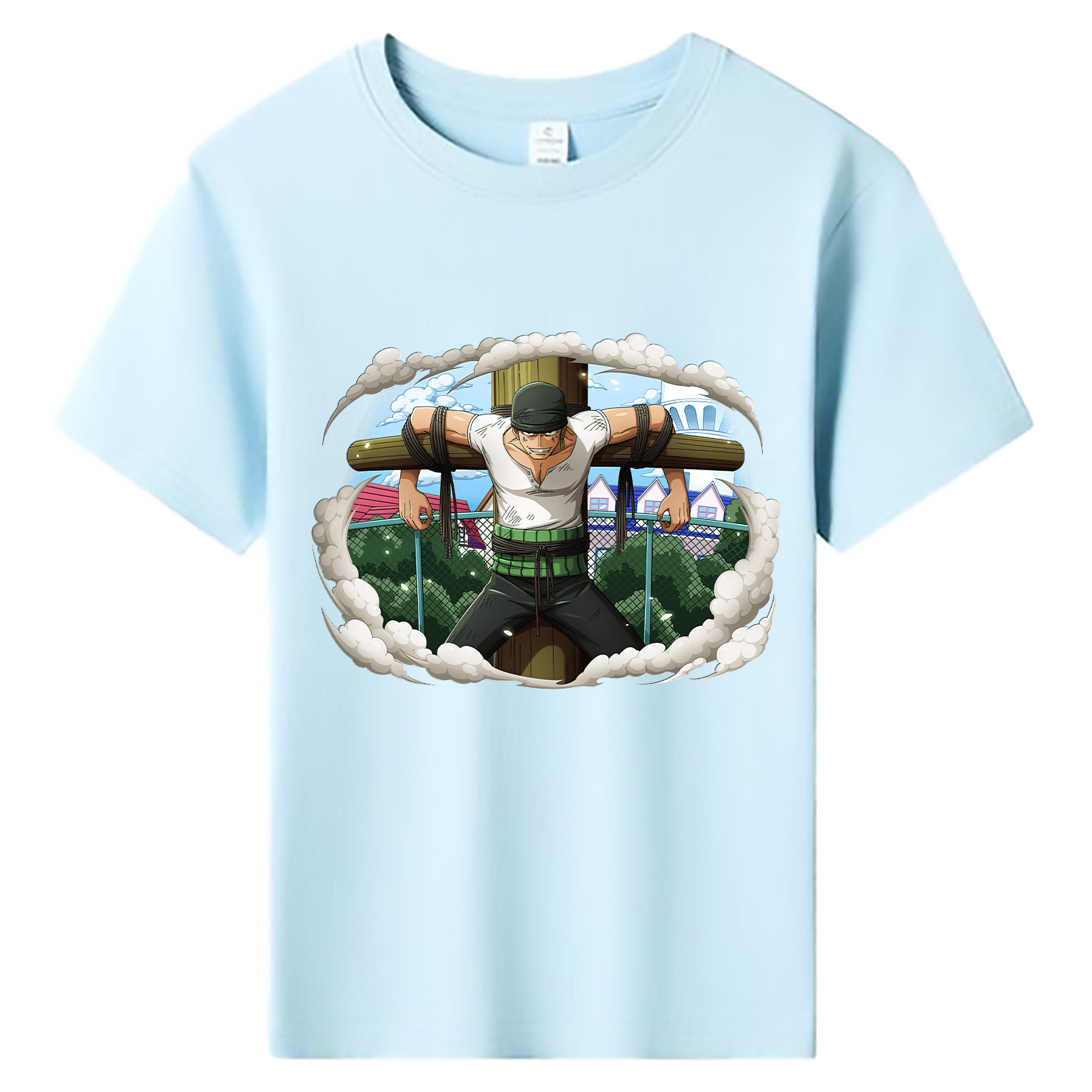 ワンピース ロロノア・ゾロ ONE PIECE Roronoa Zoro 綿100％キッズTシャツ（フロントプリント）